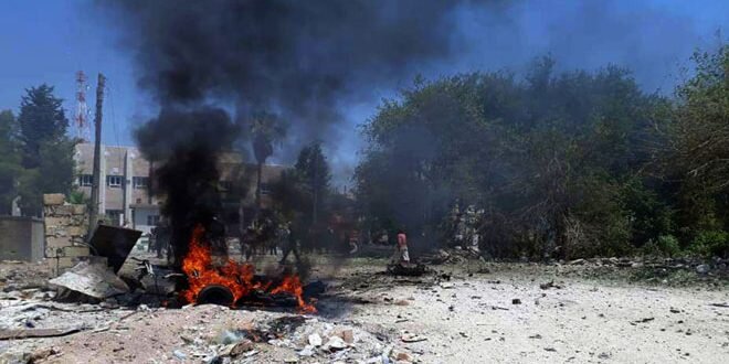 انفجار-خودروی-بمب‌گذاری-شده-در-راس-العین-سوریه