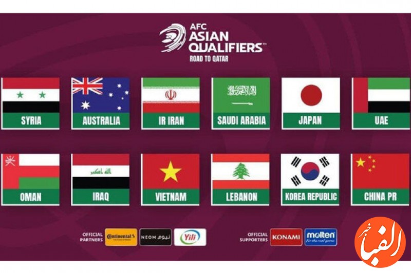 تعیین-حریفان-ایران-در-انتخابی-جام-جهانی-قطر