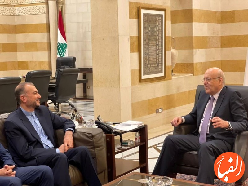 امیرعبداللهیان-با-نخست-وزیر-لبنان-دیدار-کرد