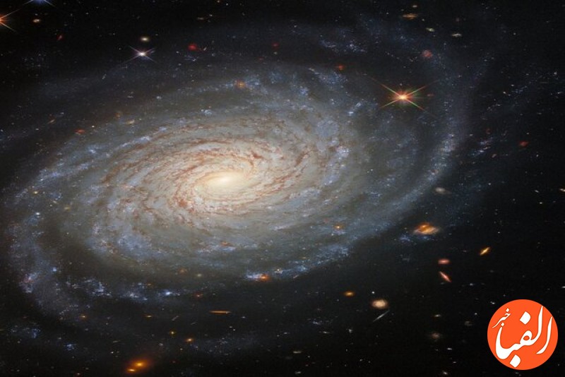 تصویر-جدید-هابل-از-یک-کهکشان-مارپیچی