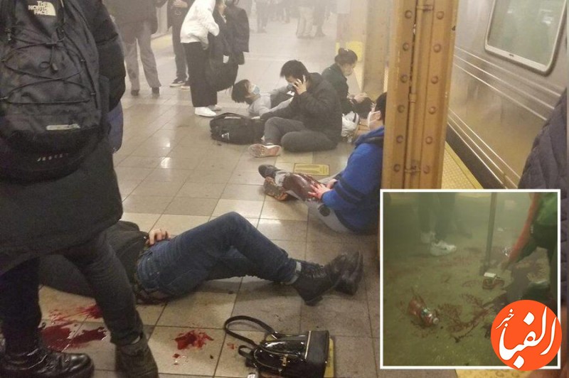 تیراندازی-در-متروی-نیویورک-حداقل-۱۳-مجروح-و-کشف-چند-بمب
