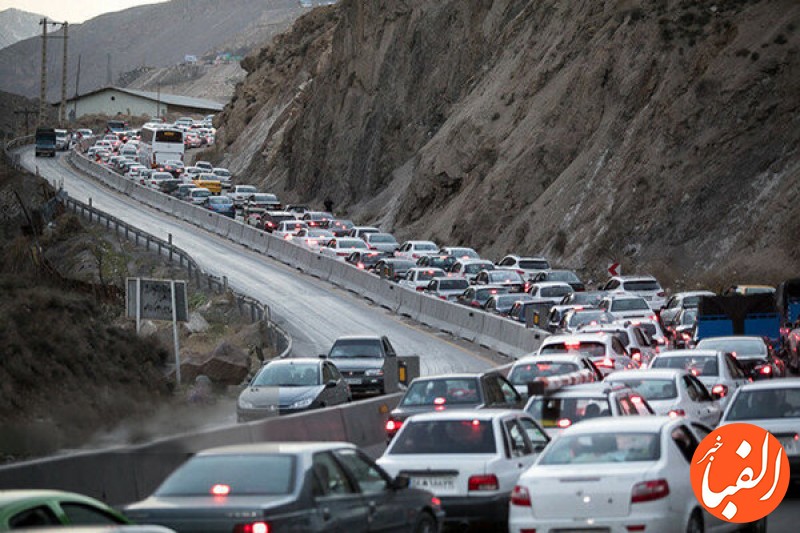 آخرین-وضعیت-ترافیکی-جاده-های-شمالی-کشور-ترافیک-سنگین-در-جاده-چالوس