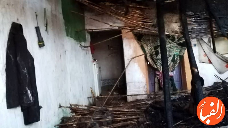 آتش-سوزی-7-خانه-روستایی-در-دارکلاته-آزادشهر