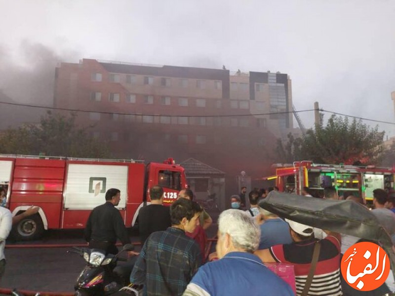 آتش-سوزی-مرگبار-مجتمع-مسکونی-در-مجیدیه-عکس