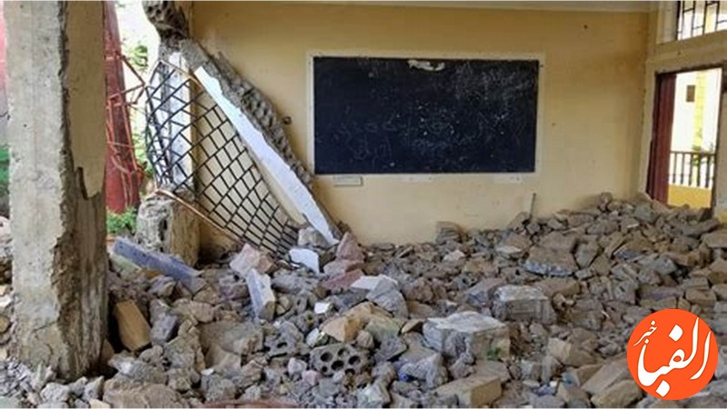 ریزش-دیوار-یک-مدرسه-حادثه-ساز-شد