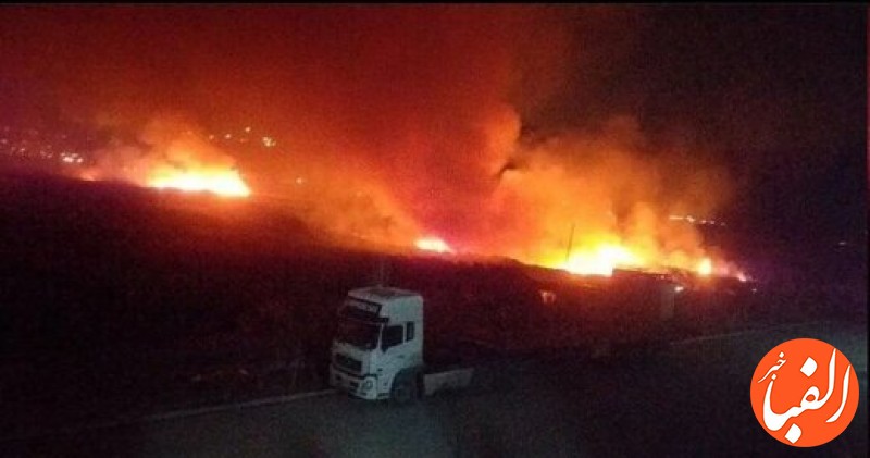 به-کامیون-های-ایرانی-حامل-مواد-غذایی-در-سوریه-حمله-شد