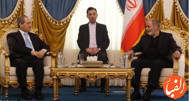 دیدار-وزیر-خارجه-سوریه-با-دبیر-شورای-عالی-امنیت-ملی-ایران