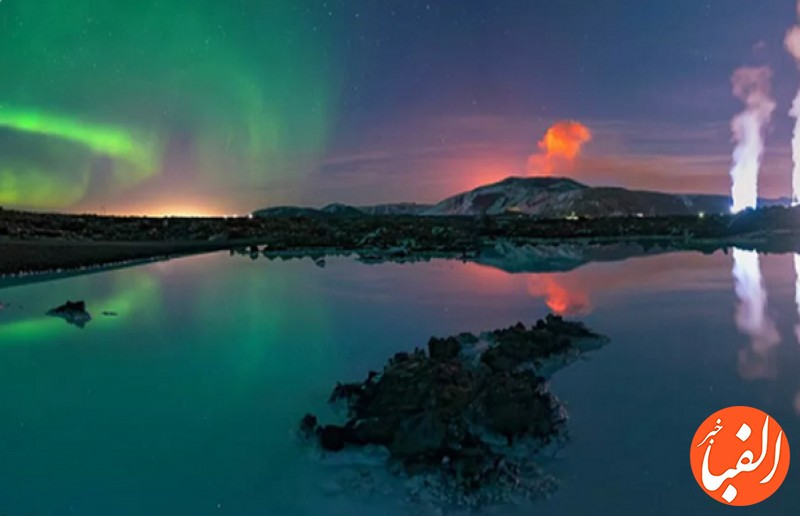 تصویر-روز-ناسا-سه-پدیده-درخشان-در-آسمان-شب-ایسلند