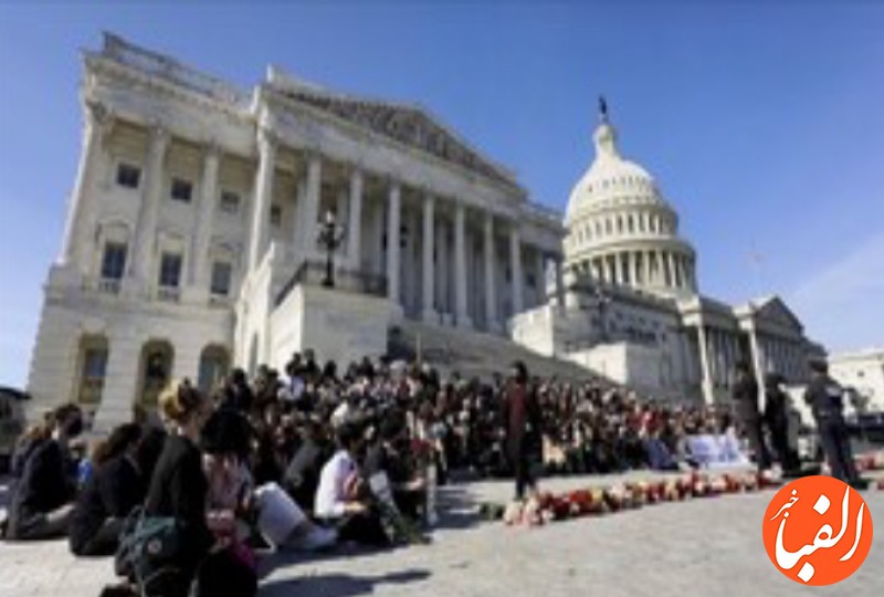 تجمع-کارمندان-کنگره-آمریکا-برای-آتش-بس-غزه