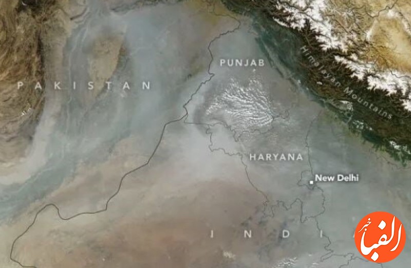 عکس-آلودگی-وحشتناک-هوا-از-نگاه-ماهواره-ناسا