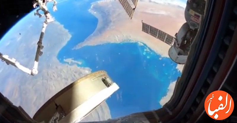 خلیج-فارس-از-پنجره-ایستگاه-فضایی-بین-المللی