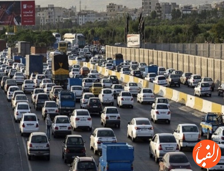 وضعیت-جاده-ها-ترافیک-سنگین-در-آزادراه-تهران-کرج-قزوین-1